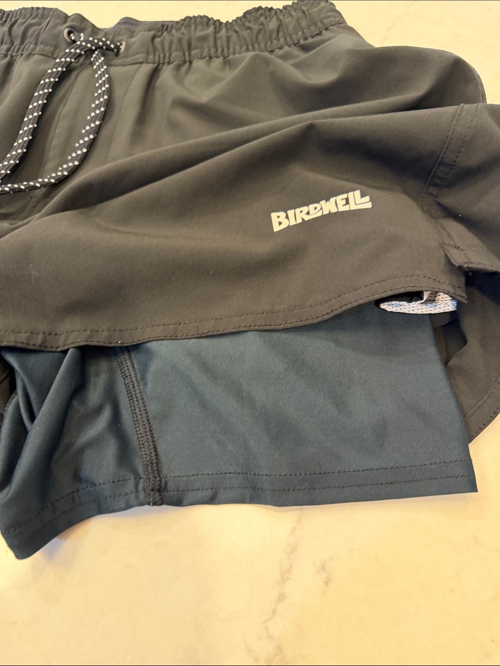 Birdwell Beach Britches Black Swim Athletic Board Shorts Size Large - Picture 7 of 10